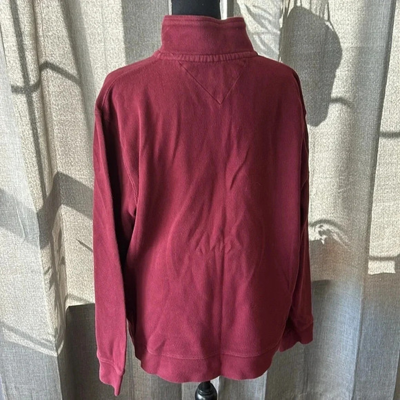 Red Tommy Hilfiger Quarter Zip - Picture 4 of 5